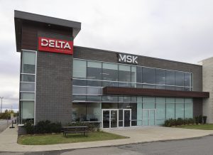Les bureaux des entreprises Delta Prévention et MSK Canada dans la ville de Brossard.