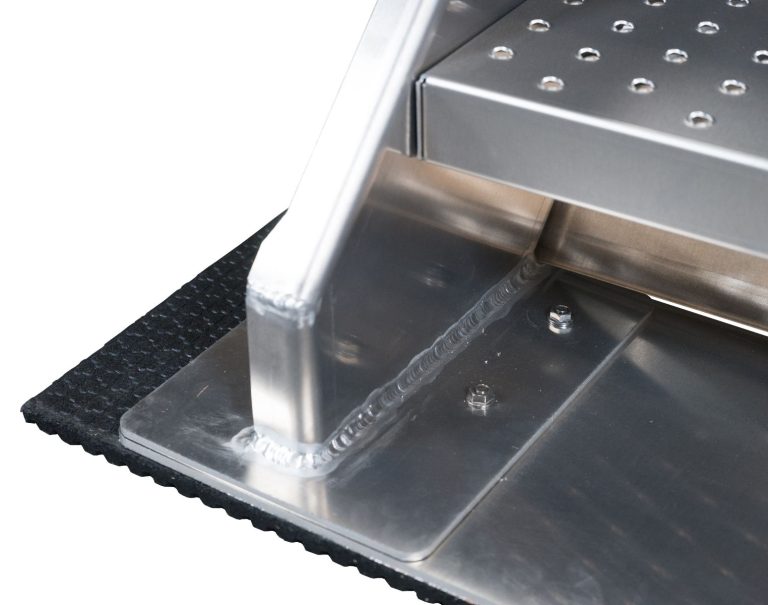 Welded base plate adds weight and structure to aluminium crossover